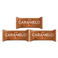 Kit 3X Barrinha de T�mara True Bar Protein - 1 Unidade de 35g Caramelo - True Source