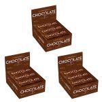 Kit 3X Barrinha de T�mara True Bar Protein - 12 Unidades de 35g Chocolate Meio Amargo - True Source