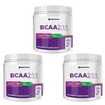 Kit 3X Bcaa 2:1:1 - 204g Lim�o - NewNutrition