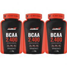 Kit 3X BCAA 2400 -  60 C�psulas - New Millen