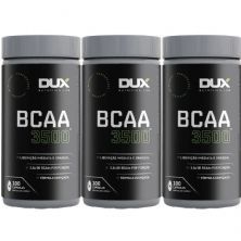 Kit 3X BCAA 3500 - 100 C�psulas - Dux Nutrition