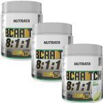 Kit 3X BCAA 8:1:1 - 300g Lim�o - Nutrata