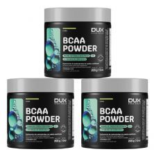 Kit 3X Bcaa Powder - 200g Lim�o - Dux Nutrition