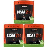 Kit 3X Bcaa Premium 2:1:1 - 210g Lim�o com Hortel� - New Millen