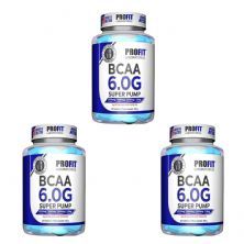 Kit 3X Bcaa Super Pump 6g  - 60 Tabletes - ProFit