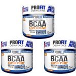 Kit 3X Bcaa Super Pump Powder 6:1:1 - 150g Natural - ProFit