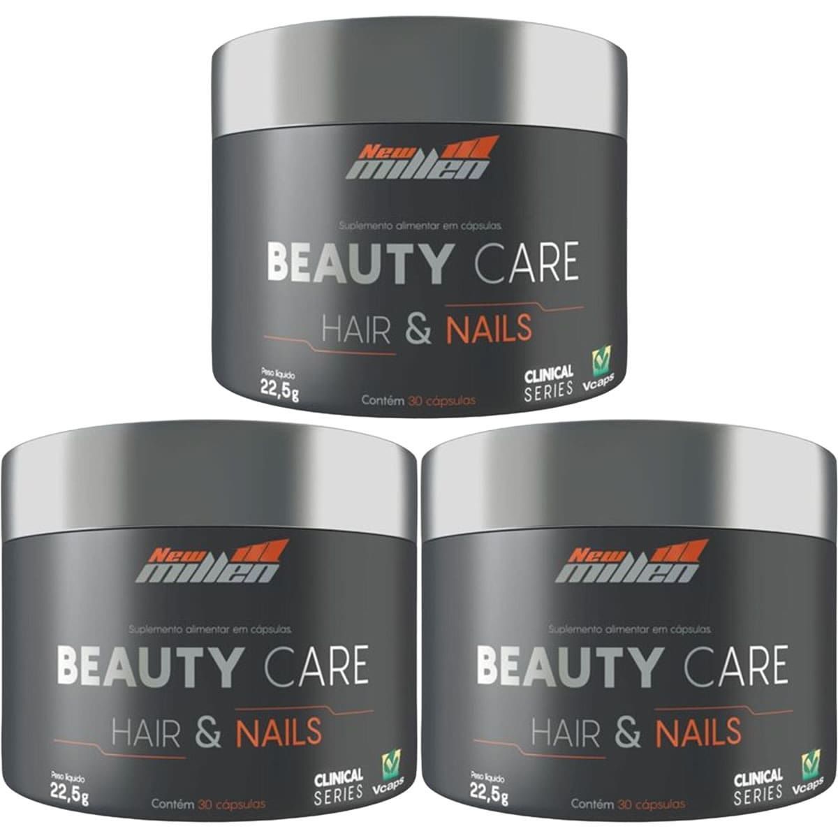 Kit 3X Beauty Care - 30 C�psulas - New Millen