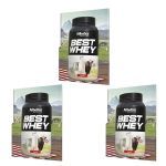 Kit 3X Best Whey - 1 sach� 35g Original - Atlhetica Nutrition