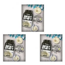 Kit 3X Best Whey - 1 sach� 35g Vanilla Cream - Atlhetica Nutrition