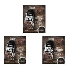 Kit 3X Best Whey - 1 sach� 40g Brigadeiro Gourmet - Atlhetica Nutrition