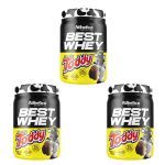 Kit 3X Best Whey - 450g Achocolatado Toddy - Atlhetica Nutrition