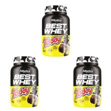 Kit 3X Best Whey - 900g Achocolatado Toddy - Atlhetica Nutrition