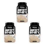 Kit 3X Best Whey - 900g Beijinho de Coco - Atlhetica Nutrition
