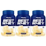 Kit 3X Best Whey - 900g Chocolate Branco - Atlhetica Nutrition