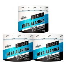 Kit 3X Beta Alanina - 150g - Shark Pro