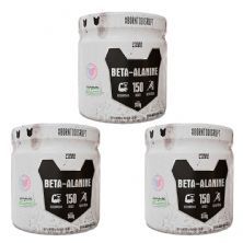Kit 3X Beta Alanine Borntodisrupt - 300g Sem Sabor - Under Labz
