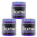 Kit 3X Beta + Creatina - 200g Natural - Canibal