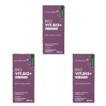 Kit 3X Bio Vit B12+ Nova Composi��o - 20ml Frutas Vermelhas - Puravida