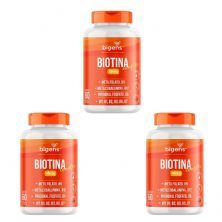 Kit 3X Biotina Complex - 60 C�psulas - Bigens