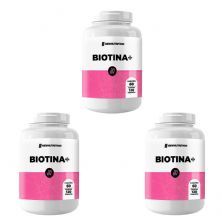 Kit 3X Biotina Plus -  120 C�psulas - NewNutrition