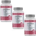 Kit 3X Biotina Plus - 60 C�psulas - Lauton Nutrition