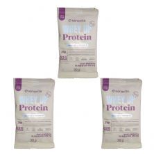 Kit 3X Body Up Protein - 1 Sach� 20g Baunilha & Caramelo - Sanavita