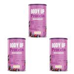 Kit 3X Body up Protein - 450g Frutas Roxas e Cranberry - Sanavita