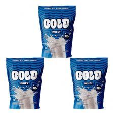 Kit 3X Bold Whey - 450g Refil Cookies e Cream - Bold