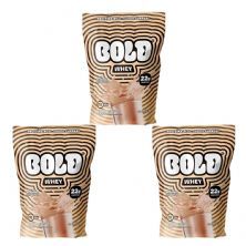 Kit 3X Bold Whey - 450g Refil Milkshake de Baunilha - Bold