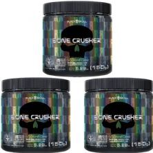 Kit 3X Bone Crusher - 150g Frutas Amarelas  - Black Skull