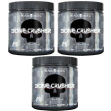 Kit 3X Bone Crusher - 150g Yellow Fever - Black Skull