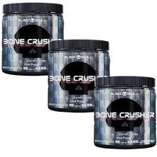 Kit 3X Bone Crusher - 300g Fruit Punch/Frutas Vermelhas - Black Skull