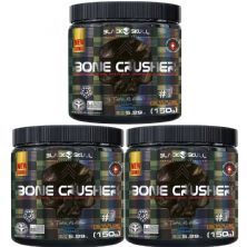 Kit 3X Bone Crusher Nova F�rmula - 150g Blueberry - Black Skull
