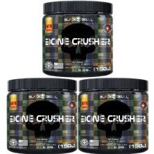 Kit 3X Bone Crusher Nova F�rmula - 150g Hot Orange - Black Skull