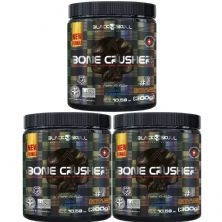 Kit 3X Bone Crusher Nova F�rmula - 300g Blueberry - Black Skull