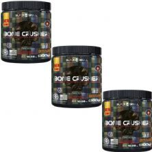 Kit 3X Bone Crusher Nova F�rmula - 300g Frutas Vermelhas - Black Skull