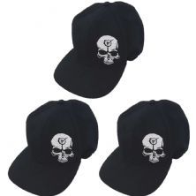 Kit 3X Bon� Darkness FlexFit - Preto e Branco - IntegralM�dica