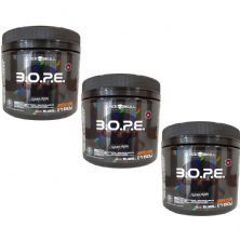 Kit 3X BOPE  Beta Pure - 150g Frutas Vermelhas - Black Skull