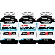 Kit 3X Burn Abdomen - 60 C�psulas - Body Nutry