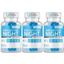 Kit 3X Burn Abdomen Night - 60 C�psulas - Body Nutry