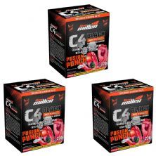 Kit 3X C4 Black Beta Pump Explosion - 22 Sach�s 10g Fruit Punch - New Millen