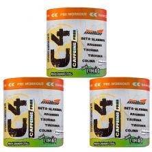 Kit 3X C4 Caffeine Free com Colina - 220g Lim�o - New Millen