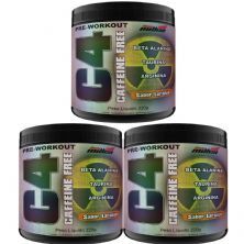 Kit 3X C4 Caffeine Free Pre-Workout - 220g Laranja - New Millen