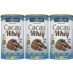 Kit 3X Cacau Nature Whey - 420g 70% Cacau - Nutrata