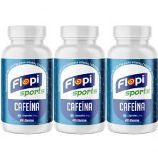 Kit 3X Cafe�na - 60 C�psulas - Flopi Sports