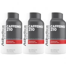 Kit 3X Caffeinex 210 - 90 C�psulas - Atl�tica Nutrition -