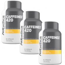 Kit 3X Caffeinex 420 - 60 C�psulas - Atlhetica Nutrition