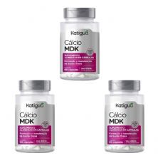 Kit 3X C�lcio MDK - 60 C�psulas - Katigu�