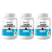Kit 3X C�lcio + Vitamina D3  - 120 C�psulas - NewNutrition