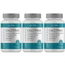 Kit 3X Calcitrax - 60 Comprimidos - Lauton Nutrition